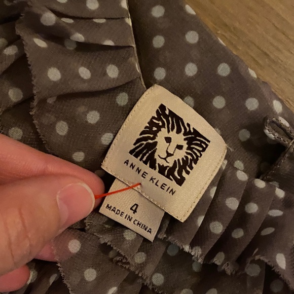 Anne Klein Black and Brown Midi Dress - Picture 2 of 4